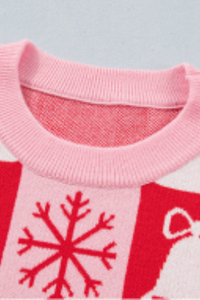 Women's Fall/Winter Christmas Gift Crew Neck Sweater