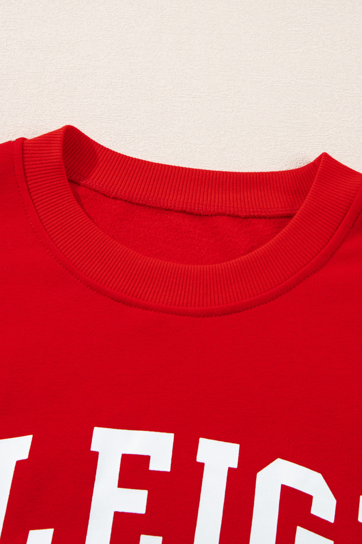 Women's Christmas Sets:Sleigh Letter Sweatshirt And Shorts
