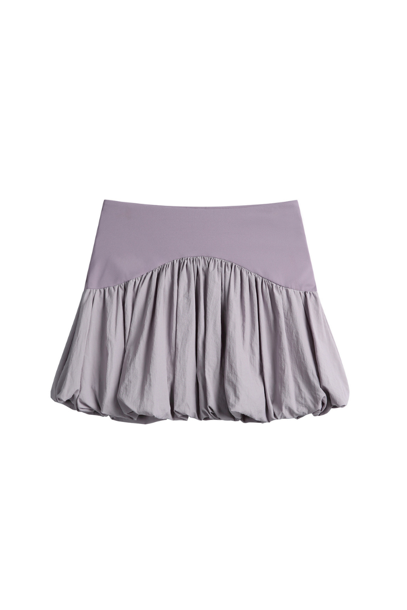 Women's Quick-dry Color Block Pleated A-line Tennis Skirt