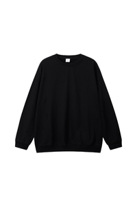 Men's Fall Washed Distressed Loose Drop Shoulder Pullover