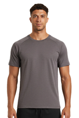 Men's Summer 100% Cotton Crew Neck Quick Dry  Sports T-shirt