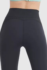 Women's High Waist Peach Hip Ankle Length Yoga Leggings