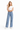 Women's Mid Waist Washed Straight Leg Jeans