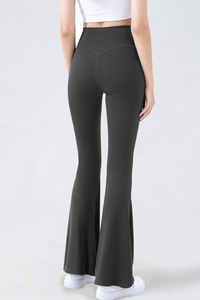 Women's Athletic High-waist Drawstring Flare Pants