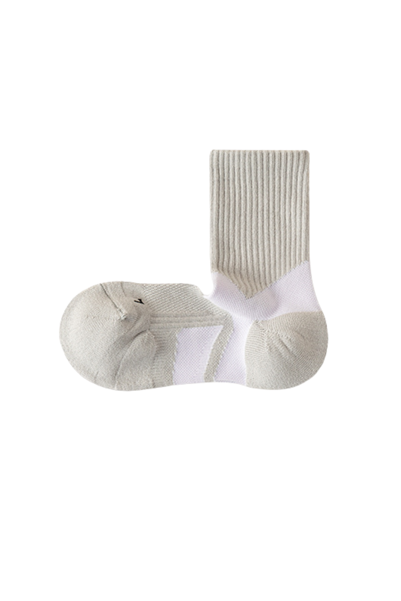 Women's Professional Color Block Sports Yoga Crew Socks