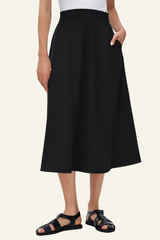 Women's Athletic High-waisted A-line Slim Skirt