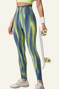 Women's Pleated Buttocks Lift Slim Yoga Leggings