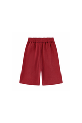 Unisex Fall Elastic Waistband Relaxed Wide Leg Sweatpants