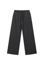 Men's Fall 100% Cotton Wash Distressed Raw Edge Sweatpants