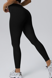 Women's High Waist V Seam Ruched Lifting  Yoga Leggings