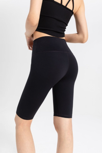 Women's High Waist V-Seam Butt Lifting 5 Inch Yoga Shorts