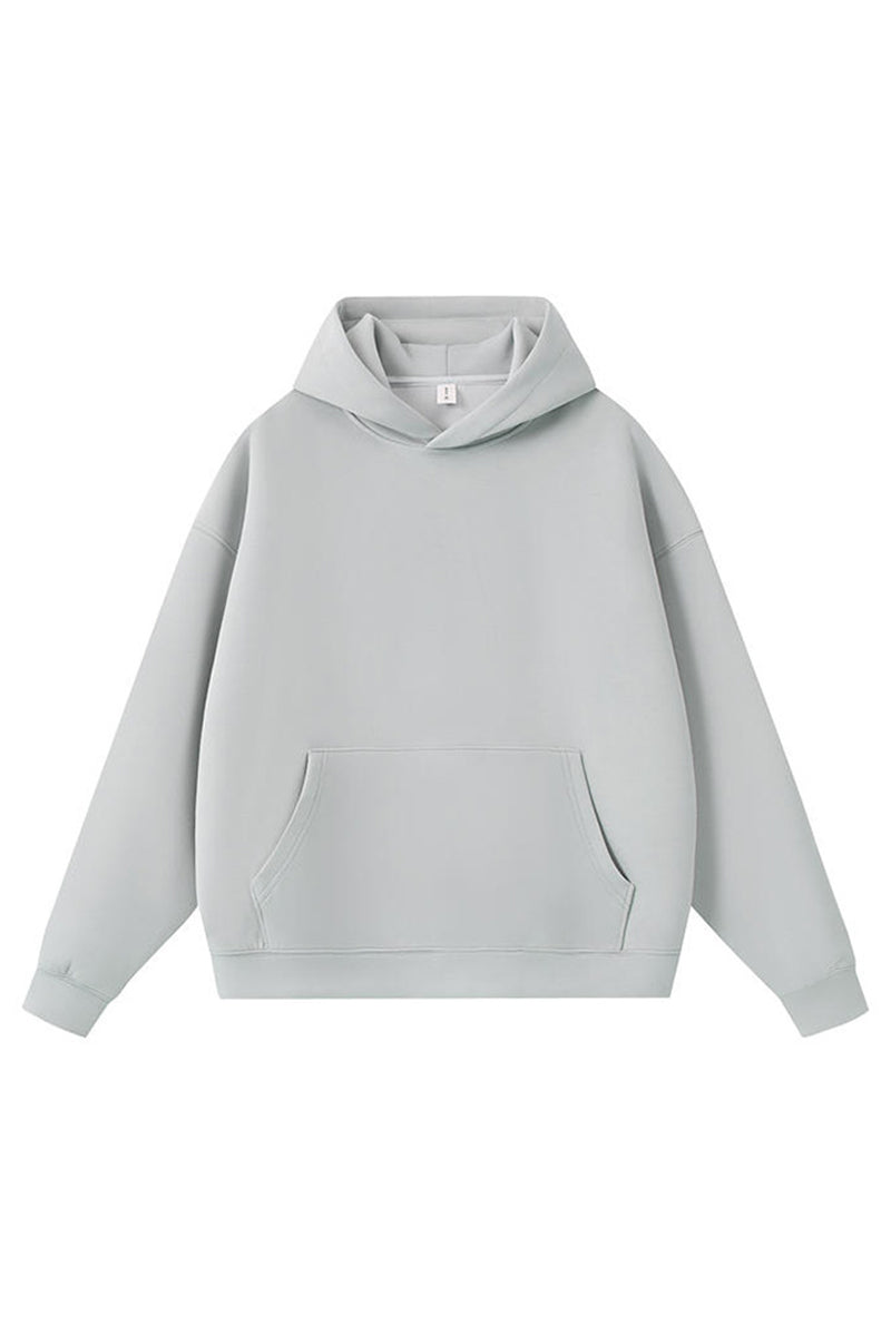 Men Heavyweight Cotton-Blend Hooded Sweatshirt