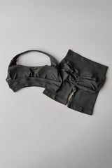 women's   high waisted Hanging sports bra& Leggings suits