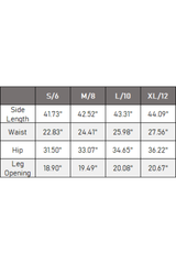 Women's Athletic Color Block Cross V-Waist Flared Pants
