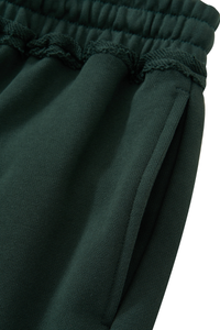 Unisex Fall 100% Cotton Drawstring American Casual Mid-Length Shorts