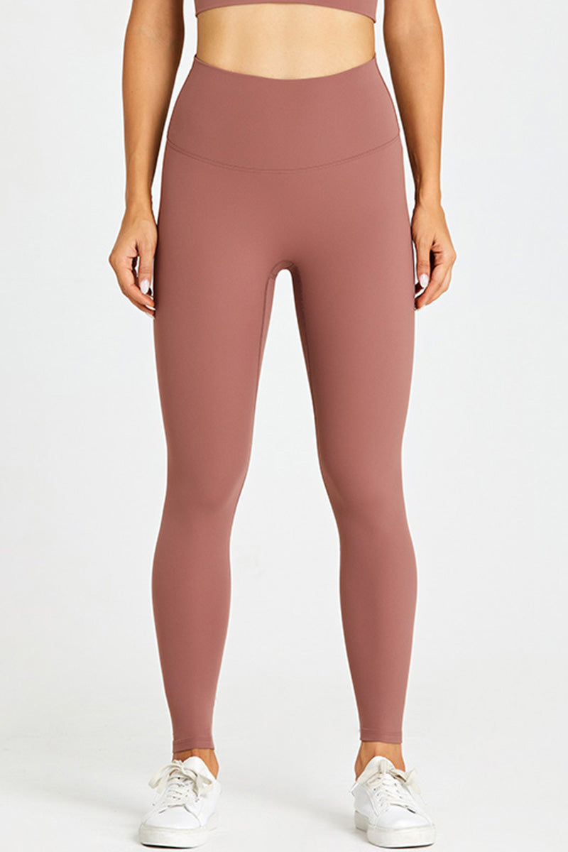 Solid High-Waisted Leggings