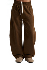 Unisex Thermal Fleece Drawstring Casual Jogger Pants