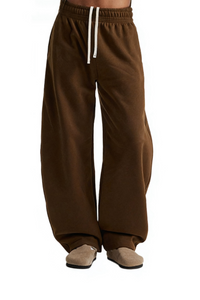 Unisex Thermal Fleece Drawstring Casual Jogger Pants