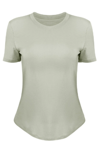 Pima cotton sports and fitness yoga top garment