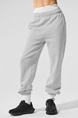 Women Relaxed Fit Cuffed Ankle Cotton Sweatpants
