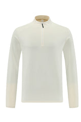 Men Half-Zip Reflective Training Long Sleeve Top