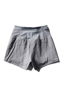 Women's Wide Waistband Running Shorts with Built-in Liner