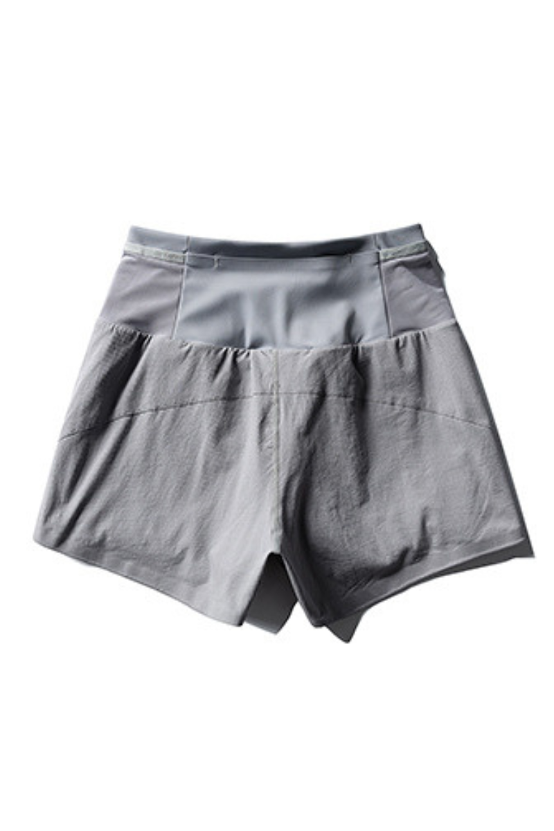 Women's Wide Waistband Running Shorts with Built-in Liner