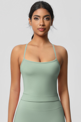 Women Y‑Back Sports Cami Tank Top