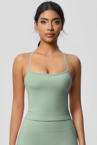 Women Y‑Back Sports Cami Tank Top