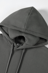 Men's cropped loose-fitting  hoodie