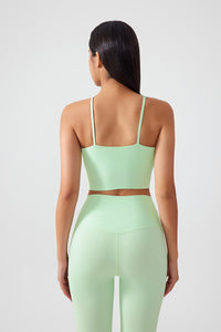 Women Gathering Anti-Shock One Cup Back Fitness Yoga Exercise Camisole Top