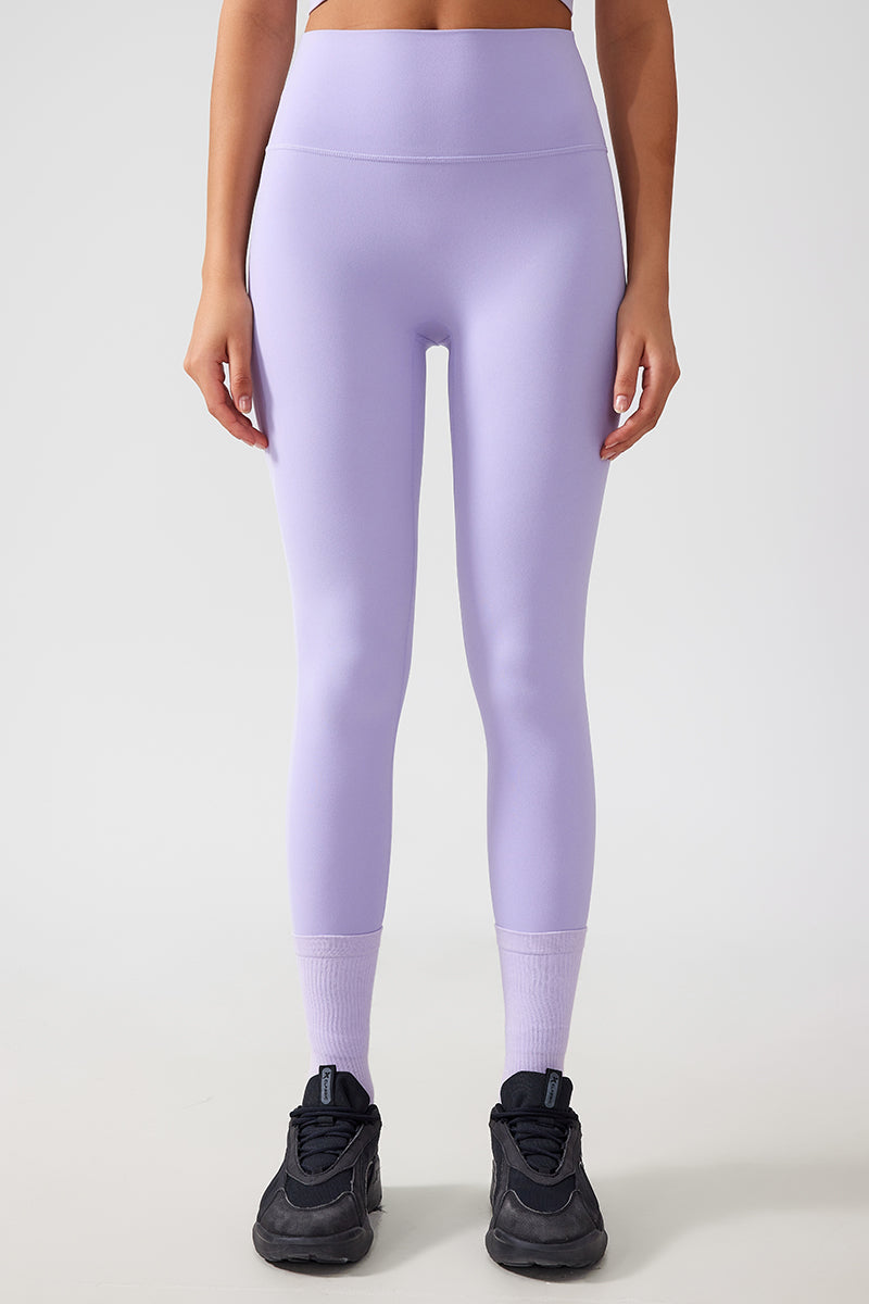 Women Free Size Nude Hip Lifting Shaping Fitness 9/10 Yoga Pants