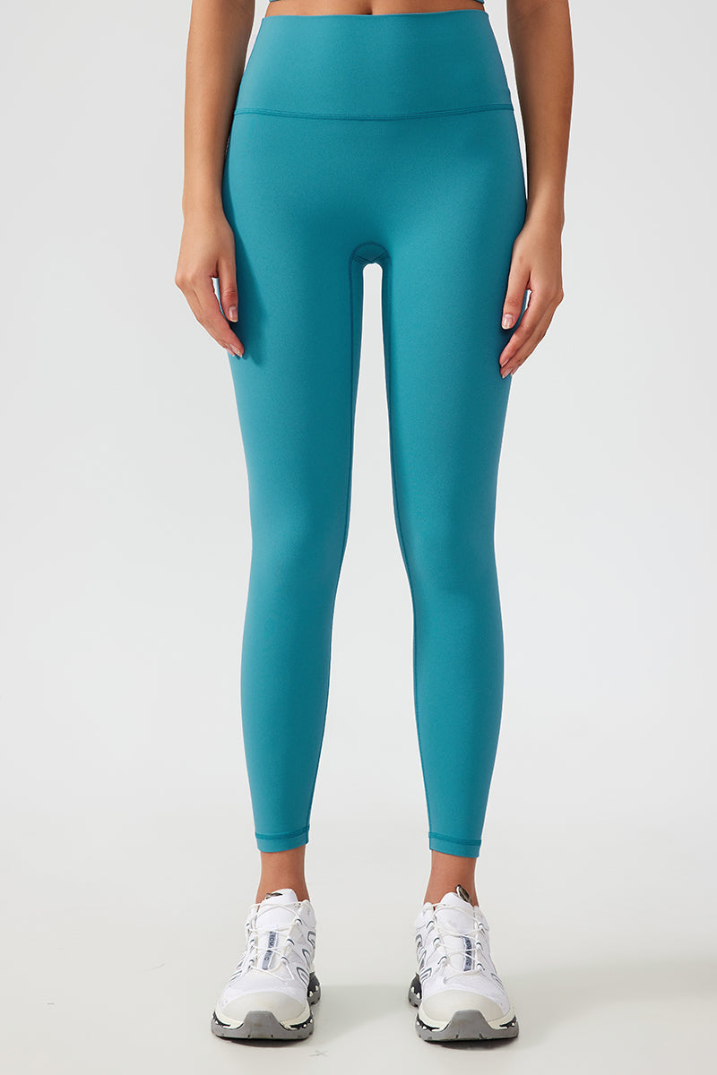 Women Free Size Nude Hip Lifting Shaping Fitness 9/10 Yoga Pants