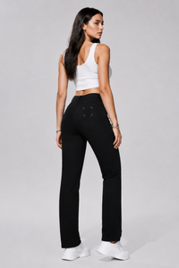 Women's Fall High Waisted Stretch  Straight Leg Jeans