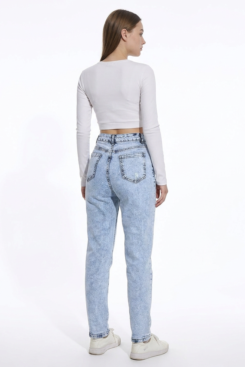 Women's Fall Vintage Distressed Slim Fit Jeans