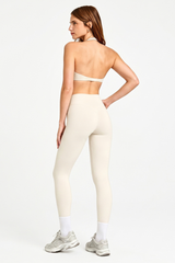 Women's Halter Backless Bra and High Waist Leggings Sets