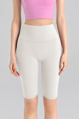 Women's High Waist V-Seam Butt Lifting 5 Inch Yoga Shorts