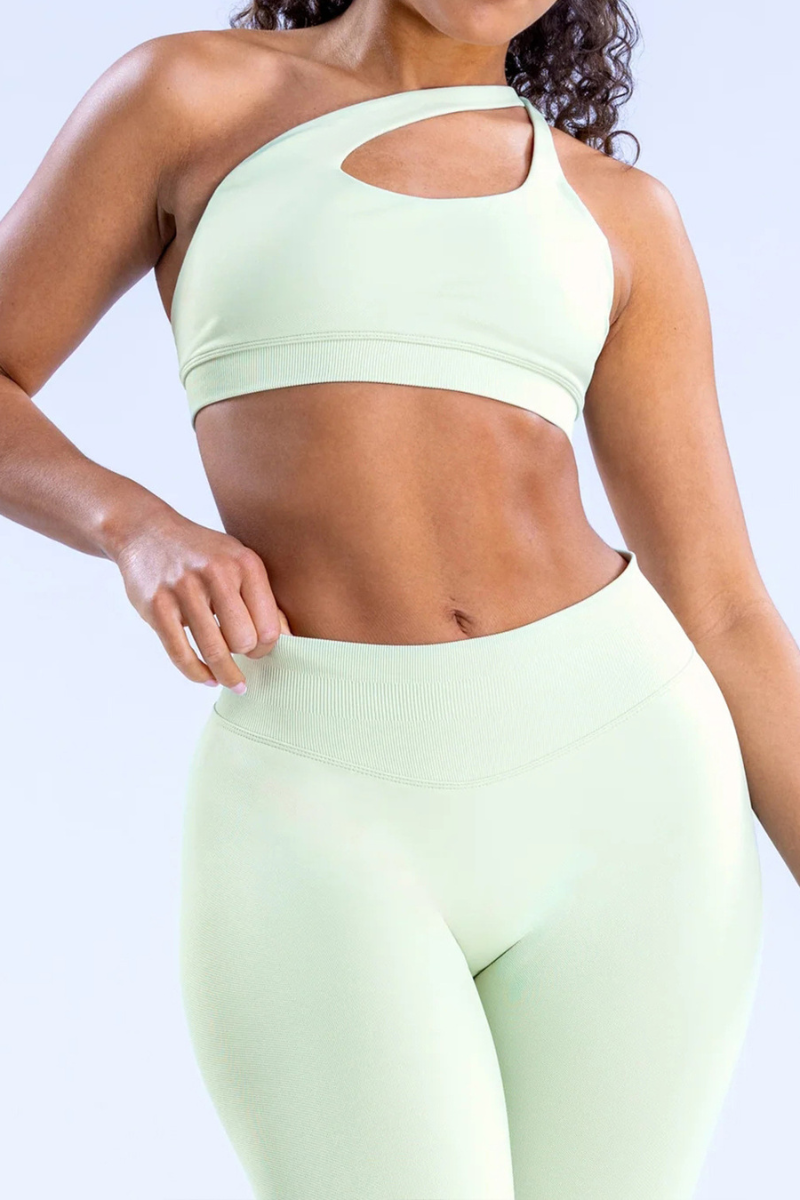 Women's Athletic One Shoulder  Asymmetric Bra