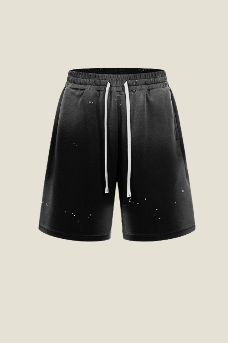 Unisex Splatter Tie-Dye Tee - Washed Vintage Streetwear