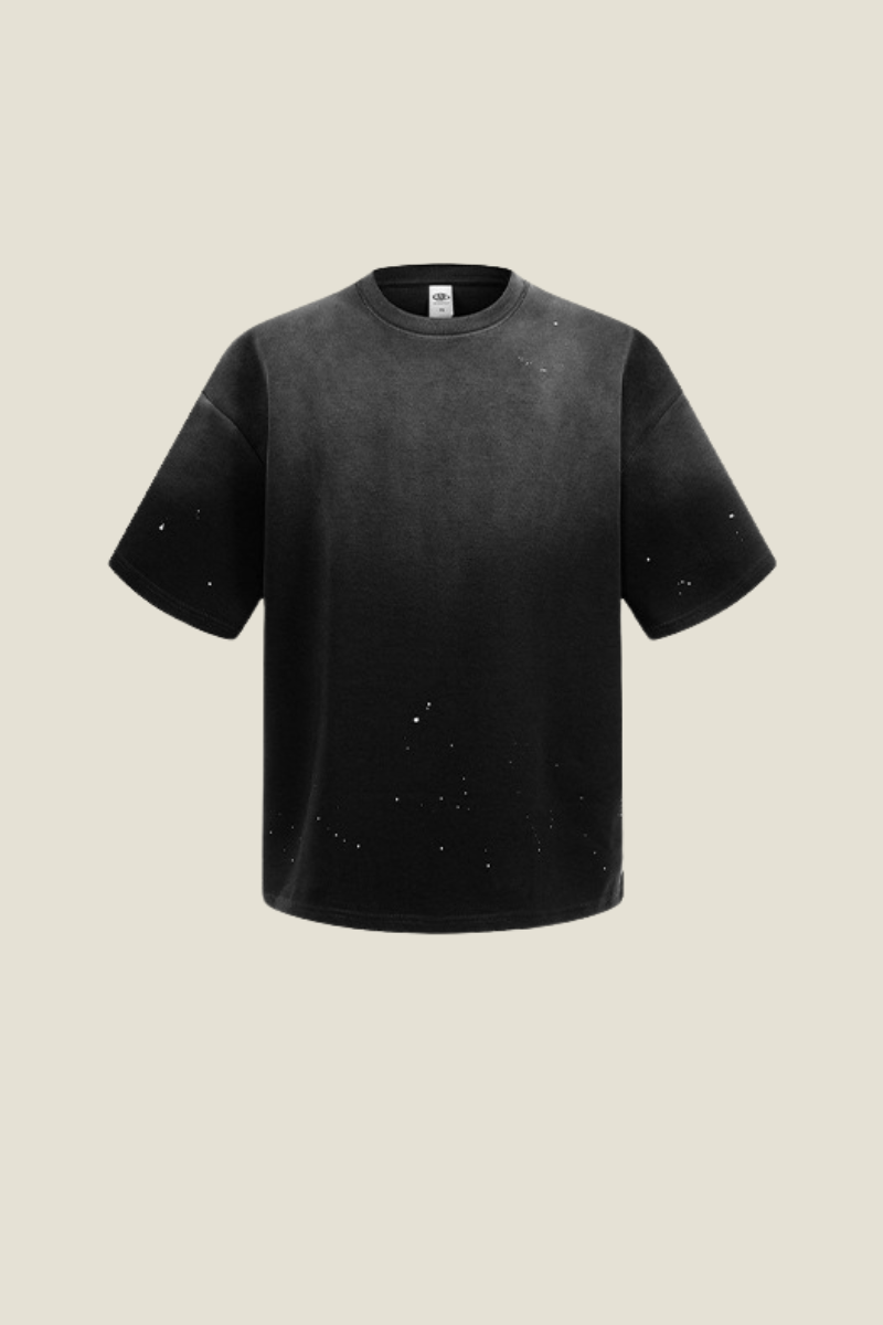 Unisex Splatter Air Mamba Tee - Vintage Wash Loose