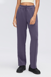 Women's Air Layer Elastic Toggle Wide Leg Athletic Pants