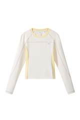 Women's Fall Slim-Fit Stripe Contrast  Long Sleeve T-Shirt