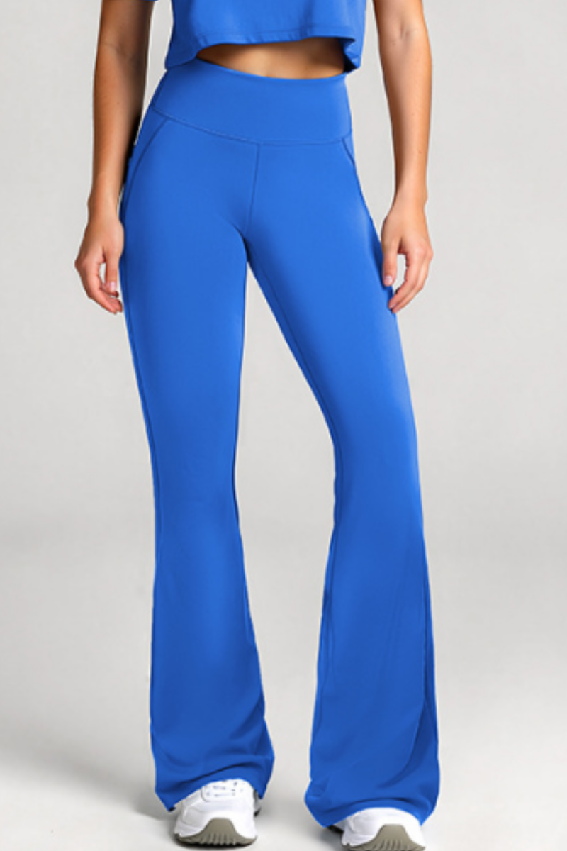 Women's High-Waist Butt-Lifting Flared Yoga Pants