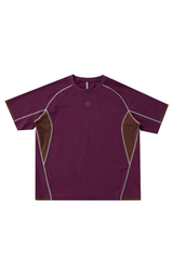 Men's Raglan Contrast Stitch Panel Quick Dry Outdoor Top