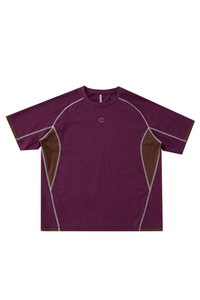 Men's Raglan Contrast Stitch Panel Quick Dry Outdoor Top