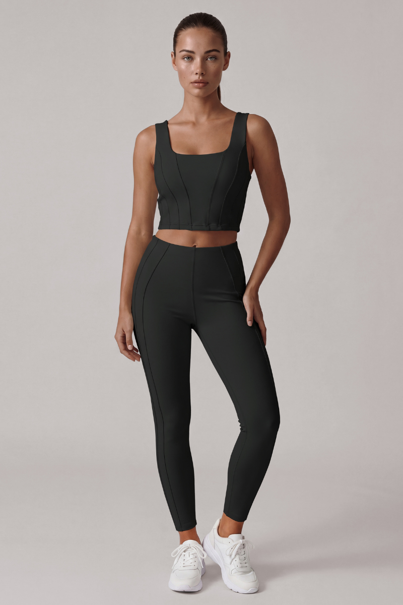 Women’s Wide Strap Bra And Leggings Sportswear Sets