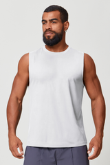 Men's Sleeveless Solid Color Breathable Running Athleisure Tank Top