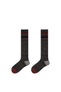Women's Preppy Y2K  Retro Multicolor Striped Warm Knee-High Socks