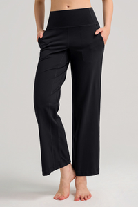 Women's Summer High-Waist Wide-Leg Sports Yoga Pants