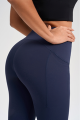 Women's Double-Brushed Pocket Athletic Leggings